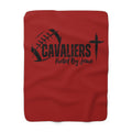 Cavalier Football Sherpa Fleece Blanket