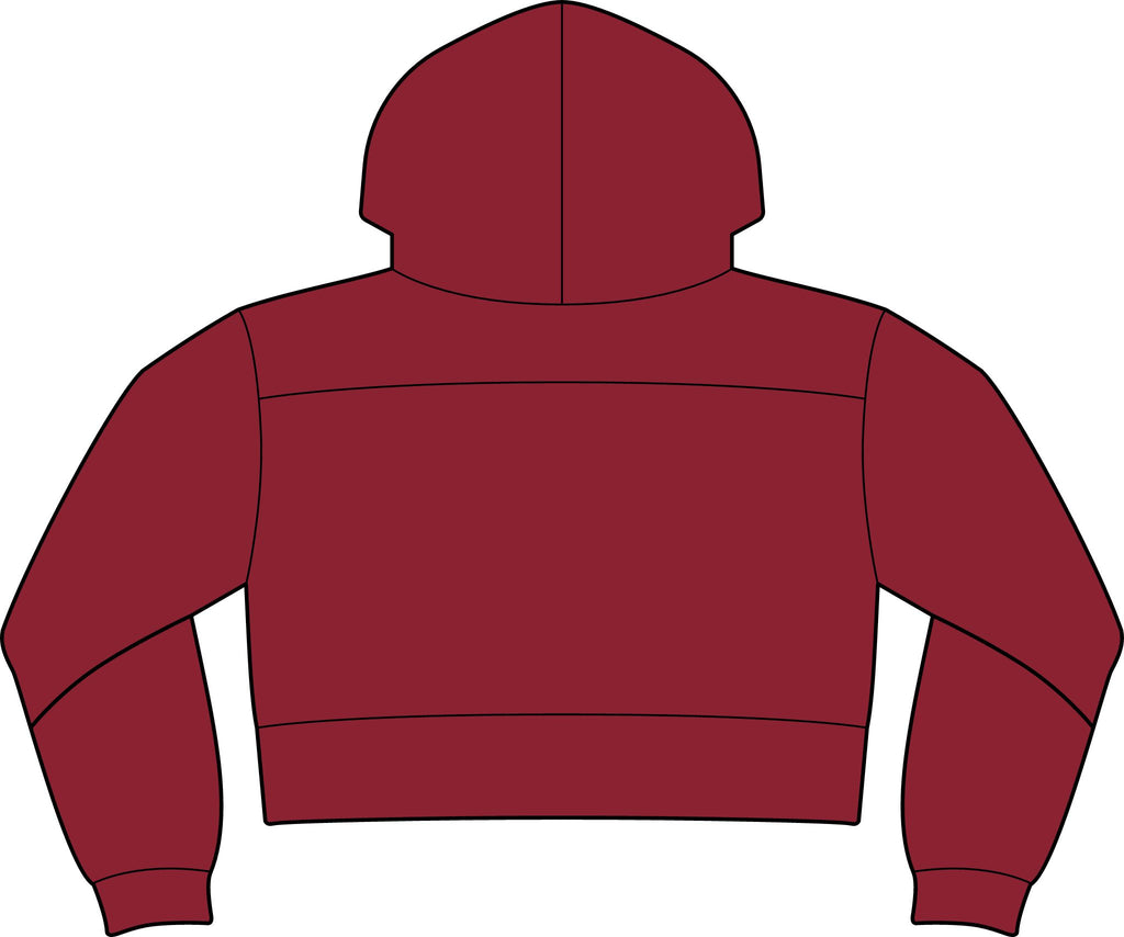 Cavs Cropped Fleece Hooded Sweatshirt