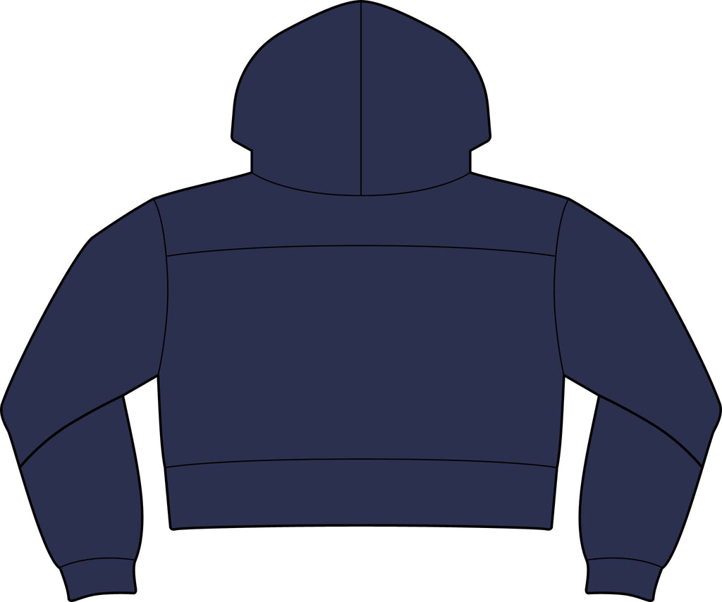 Cavs Cropped Fleece Hooded Sweatshirt