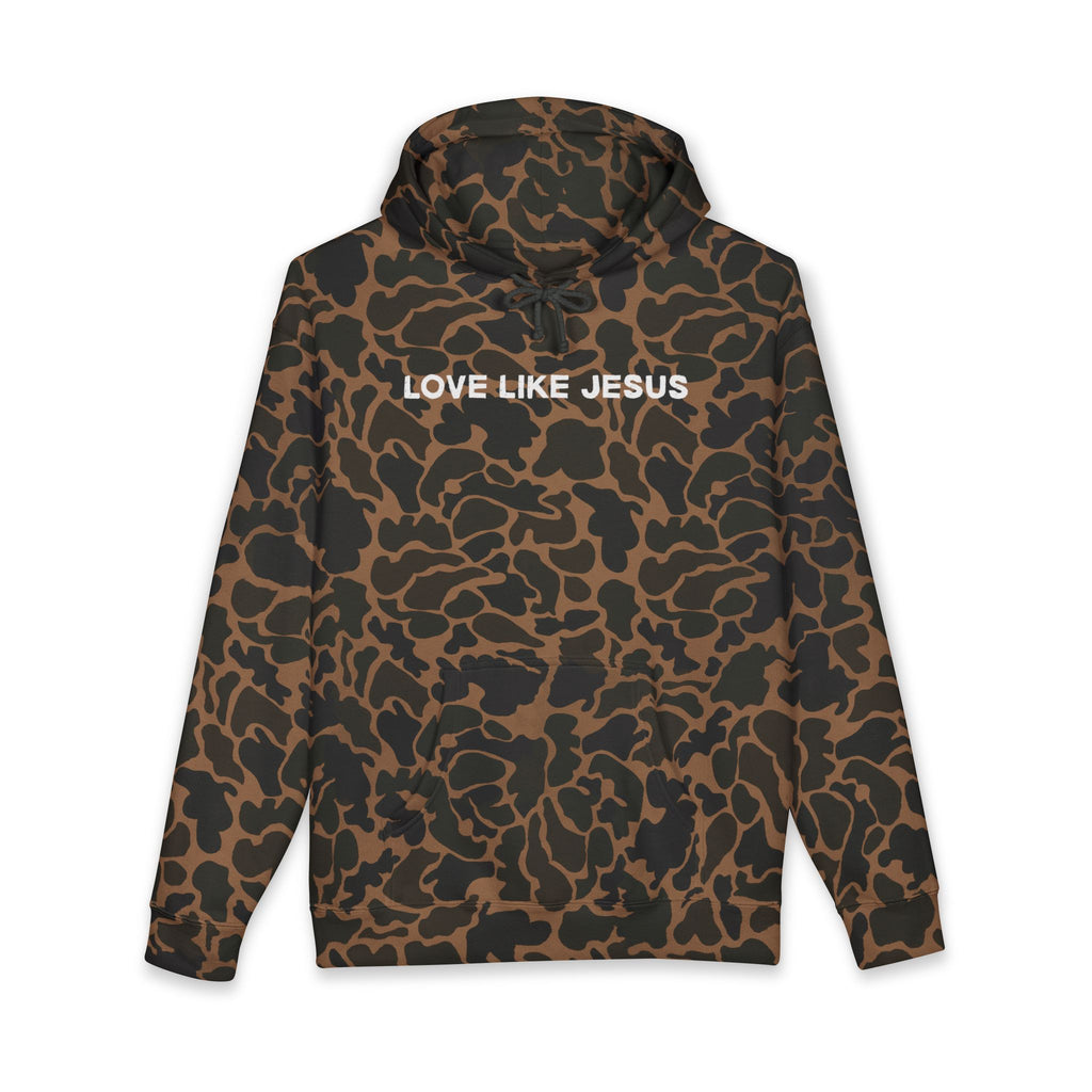 Love Like Jesus Camo Hoodie