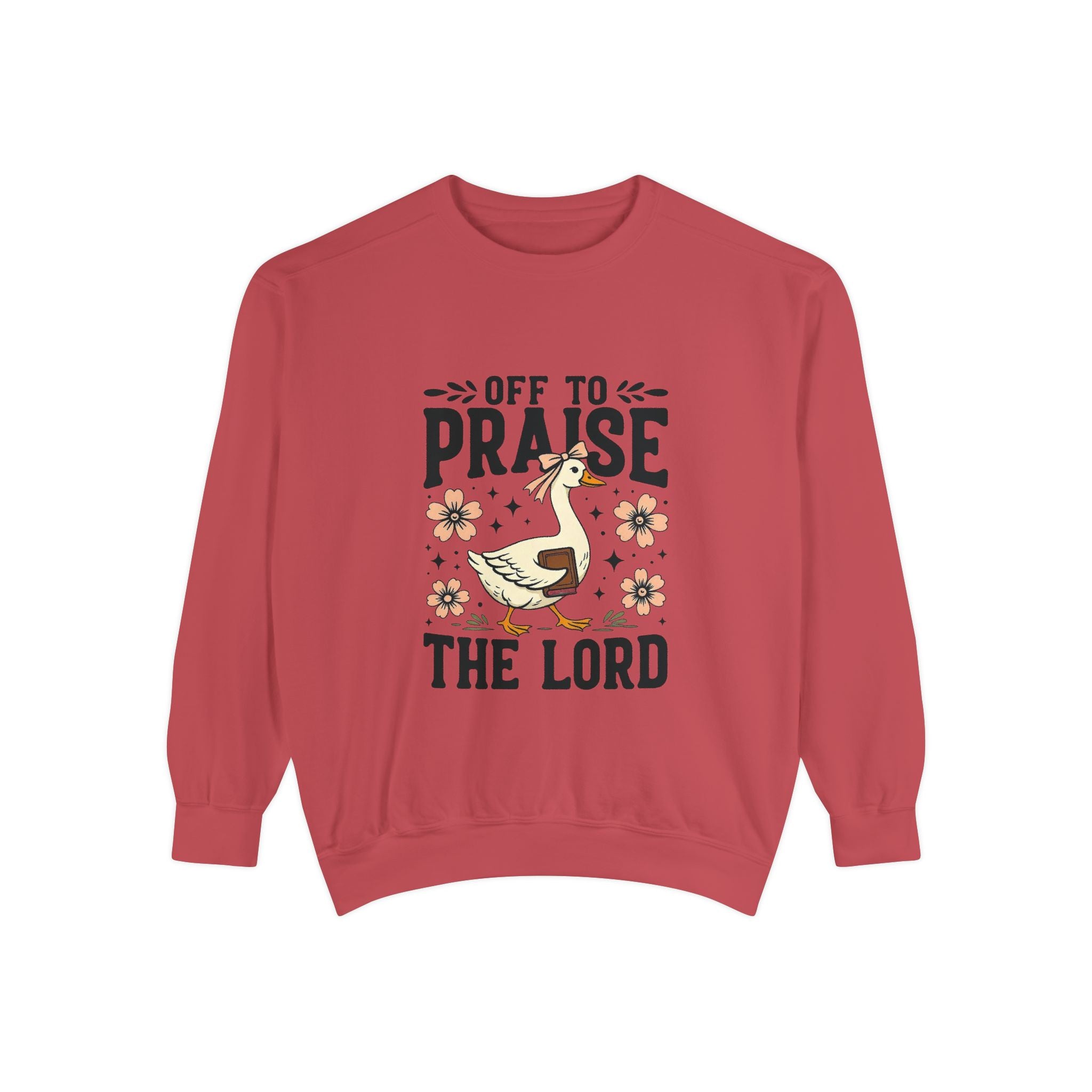 Off to Praise the Lord Crewneck