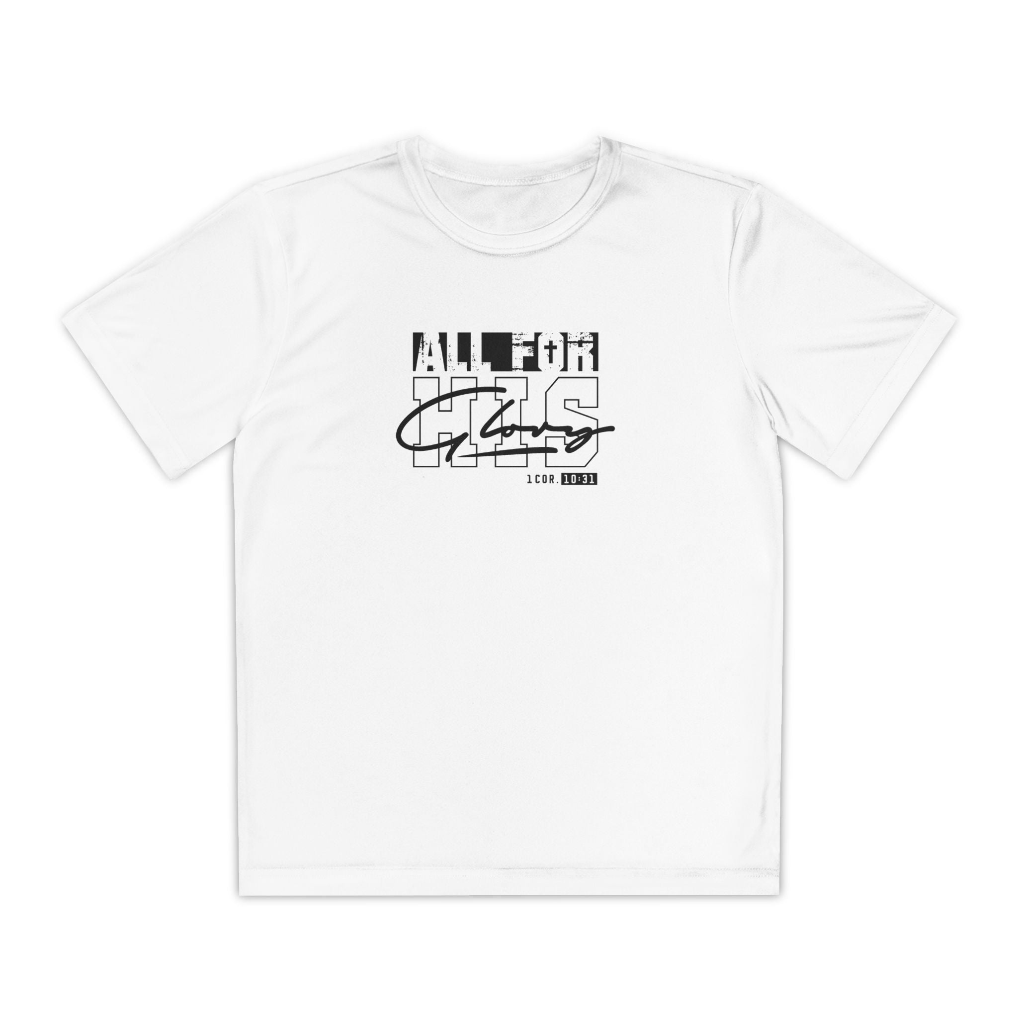 All for his Glory (Youth Dri fit)