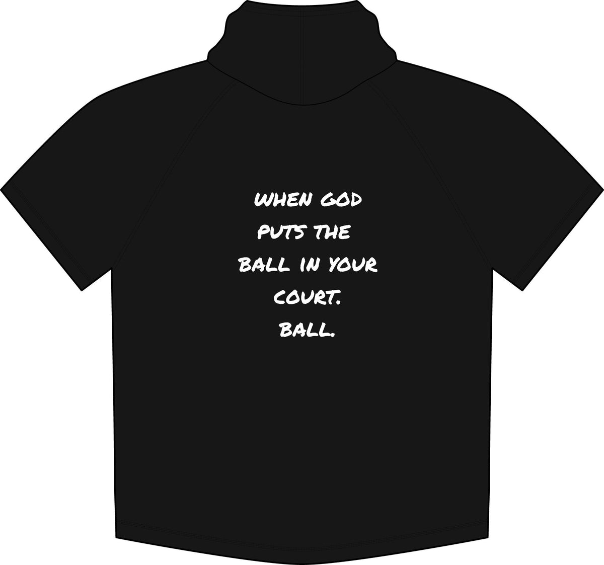 Ball. Tri-Blend Wicking Short Sleeve Hoodie