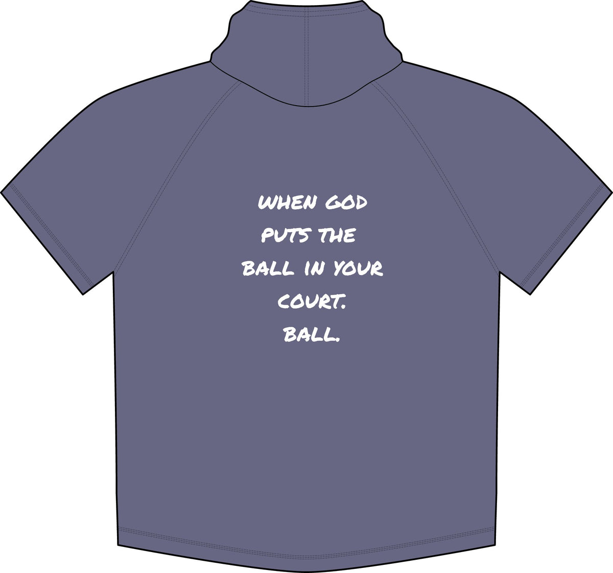 Ball. Tri-Blend Wicking Short Sleeve Hoodie